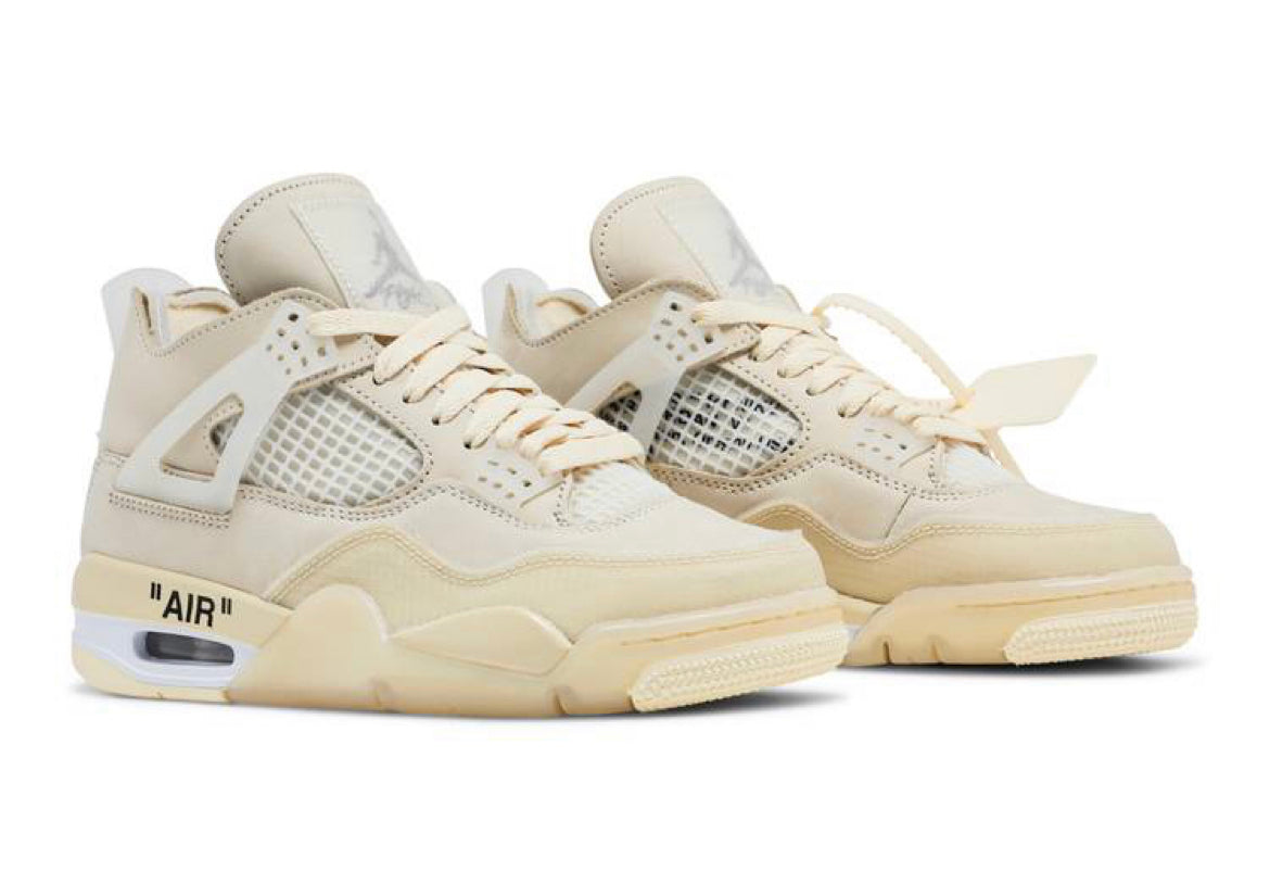 Off-White x Wmns Air Jordan Retro 4 SP ‘Sail’