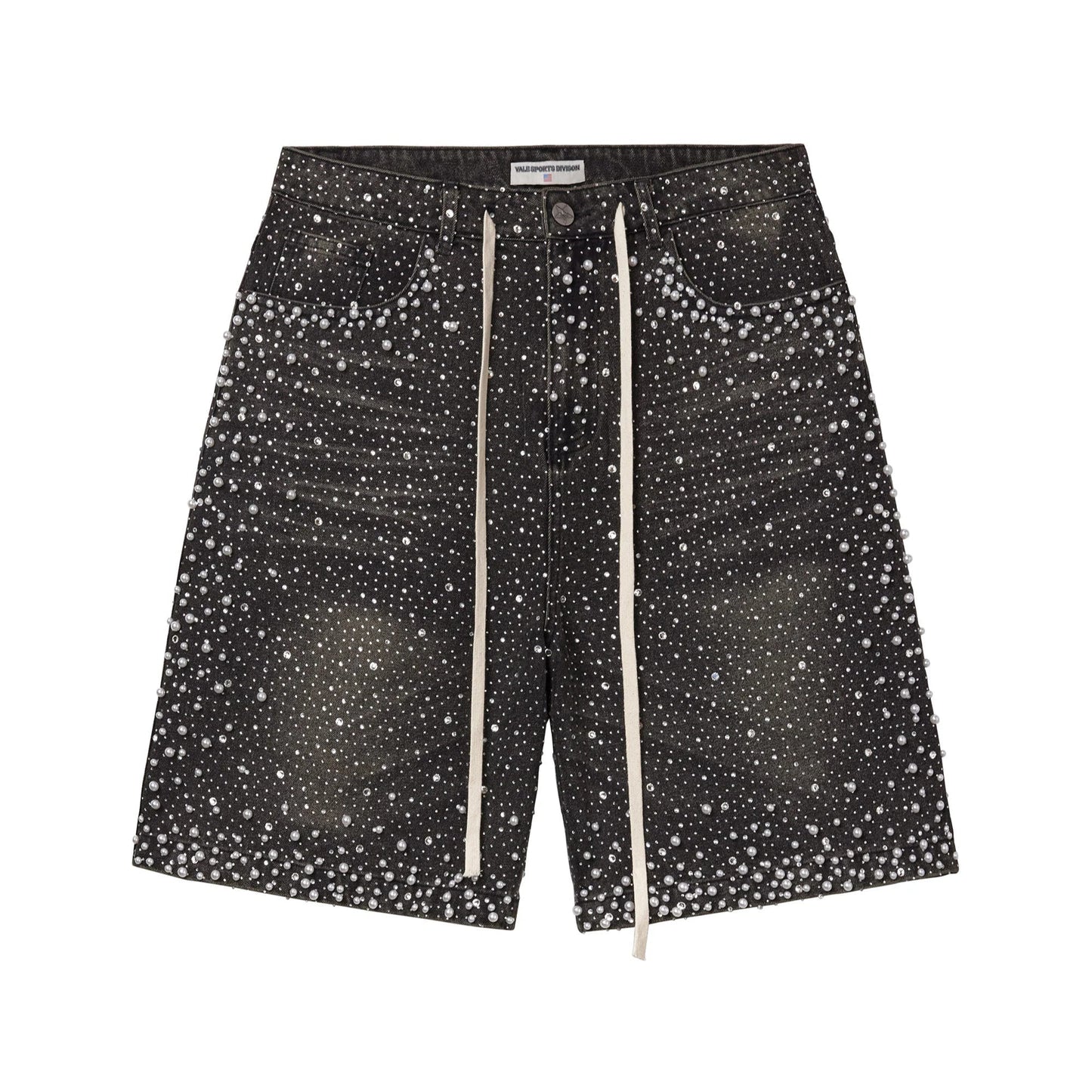 Vale Forever Black Rainstorm Jorts