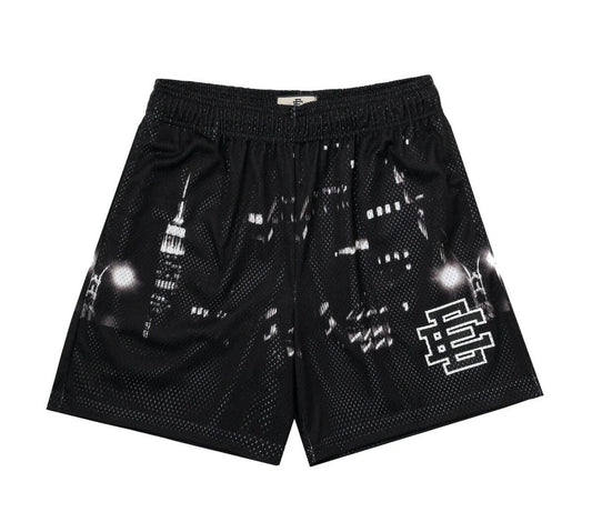 Eric Emanuel Black Skyline Shorts