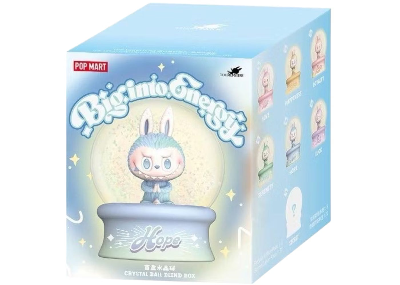 Pop Mart Labubu The Monsters Big into Energy Series Crystal Ball Single Blind Box