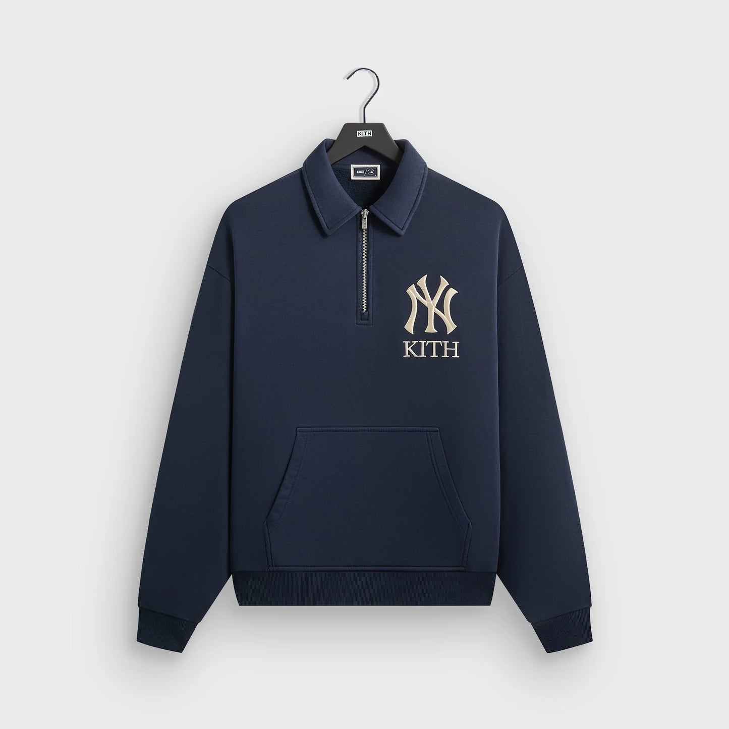 Kith x New York Yankees Quarter Zip Popover Sweatshirt