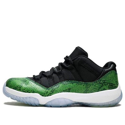 Air Jordan 11 Retro Low Green Snakeskin