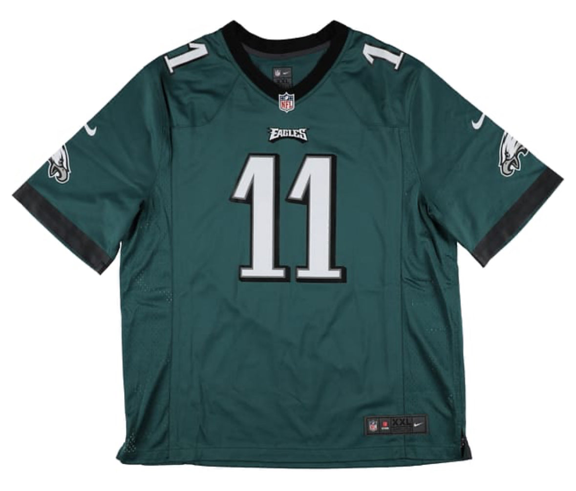 A.J. Brown Autographed Philadelphia Eagles Nike Jersey Beckett COA SUPER BOWL