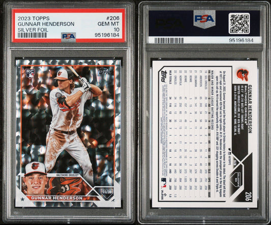 2024 Topps Gunnar Henderson Silver Foil PSA 10