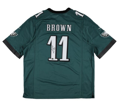 A.J. Brown Autographed Philadelphia Eagles Nike Jersey Beckett COA SUPER BOWL