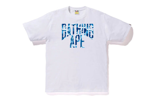 A Bathing Ape ABC Camo NYC Logo Tee (White/Blue)
