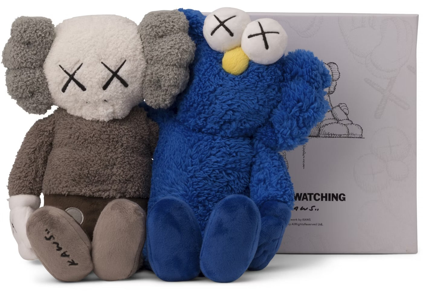 Kaws Seeing/Watching Plush Doll