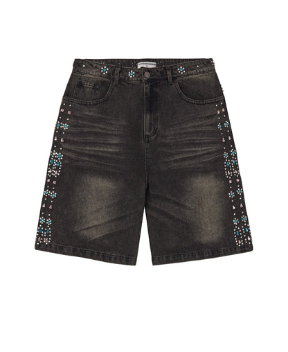 Vale Forever Black Candy Jorts