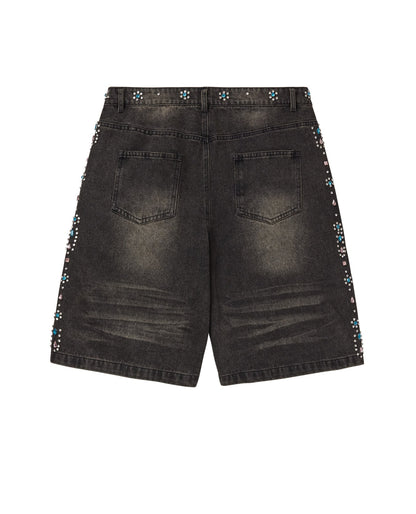 Vale Forever Black Candy Jorts