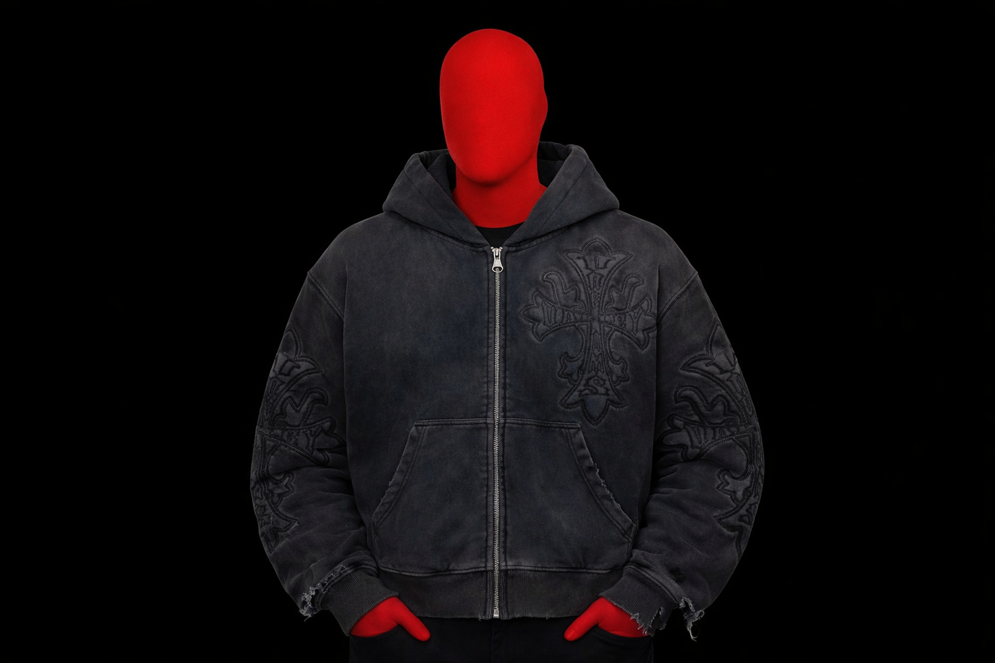 Vale Forever Carver Zip Up Black