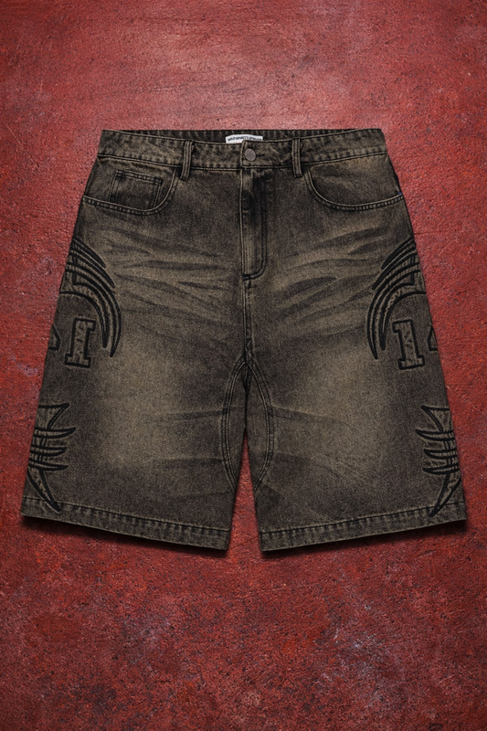 Vale Forever Black Armor Jorts