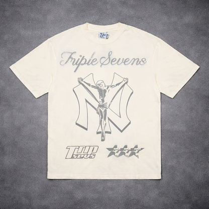 Triple Sevens NY Savior Cream Tee