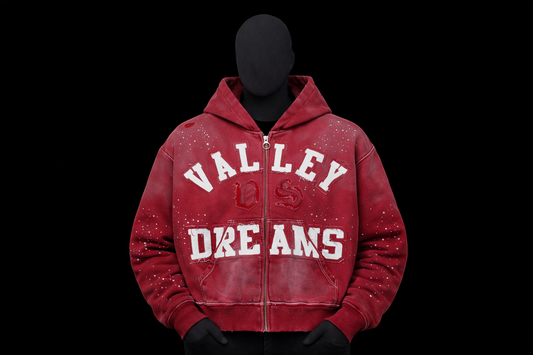 Vale Forever Classico Zip Up Ruby