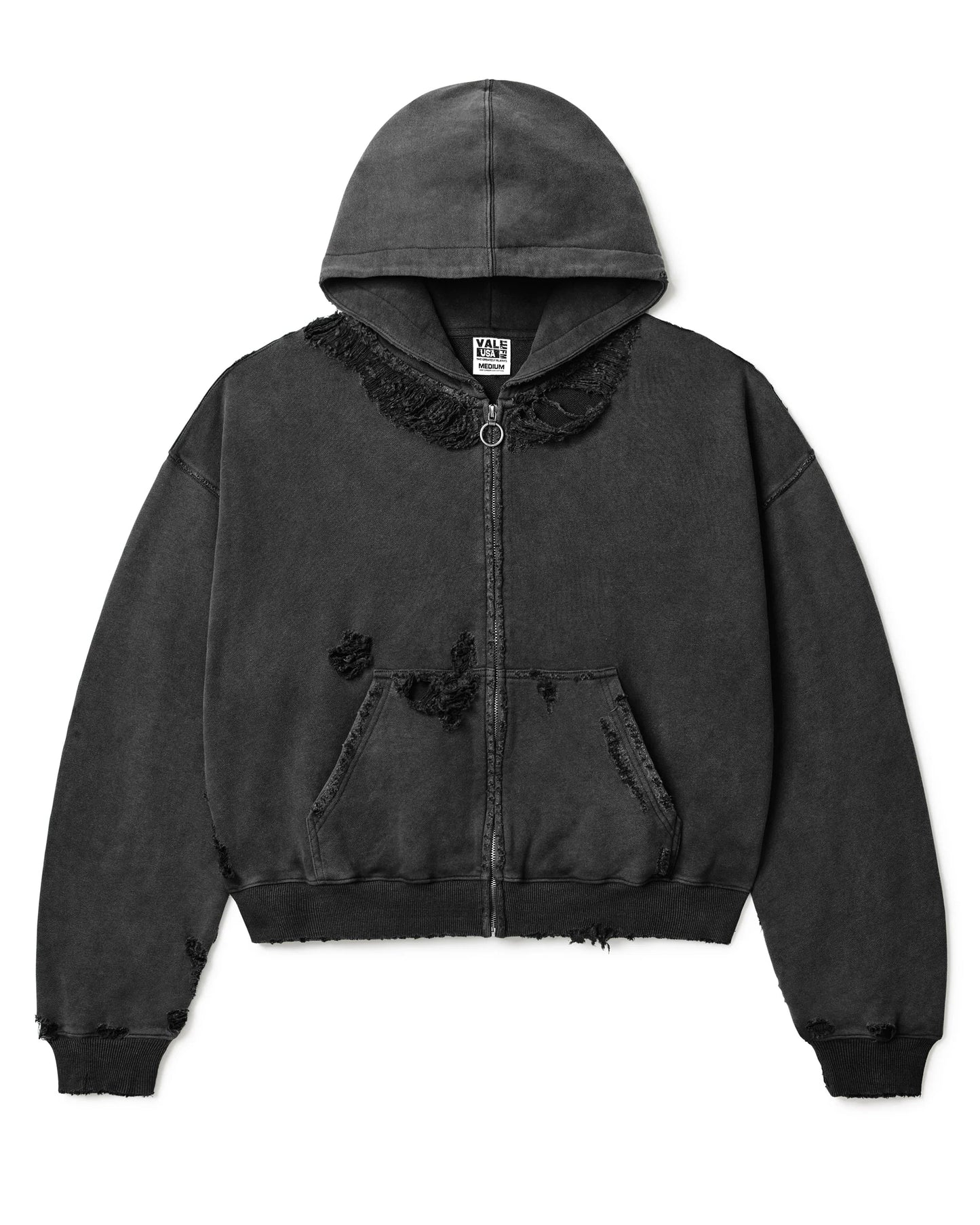 Vale Forever Black Destroyer Zip Up