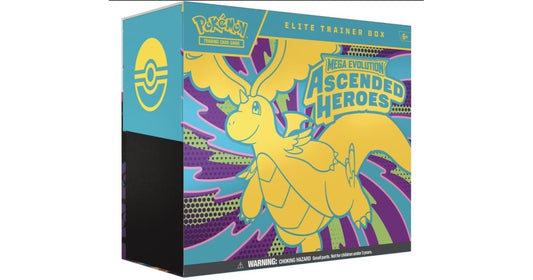 Pokémon Trading Card Game: Mega Evolution Ascended Heroes Elite Trainer Box
