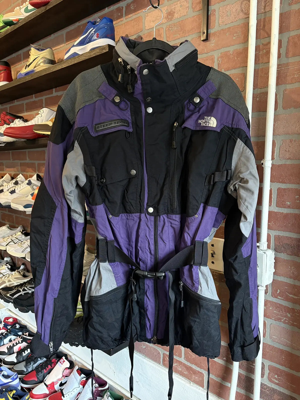 The North Face Steep Tech Jacket Purple Vintage Y2K