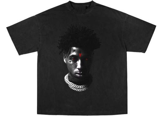 YoungBoy NBA x Vlone Reaper's Child Tee Black Men's - FW20