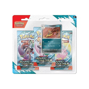 Pokémon Trading Card Game: Scarlet & Violet Journey Together Three Booster Blister Scrafty