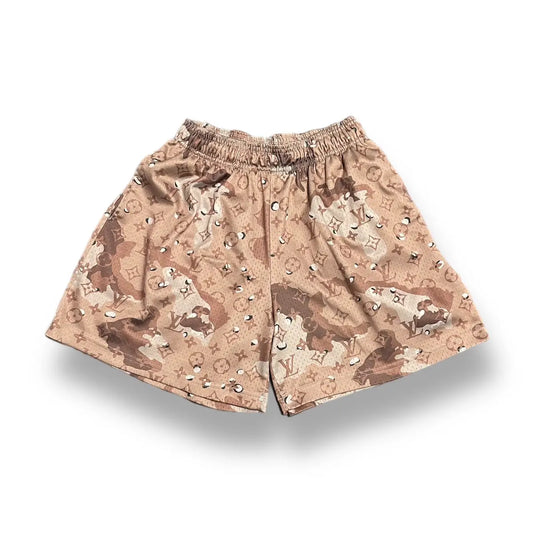 Bravest LV Tan Camo Shorts