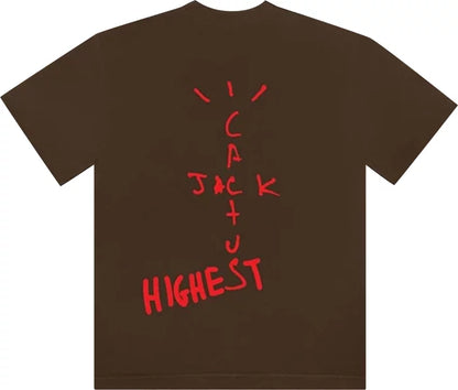 Travis Scott Jordan Cactus Jack Highest T Shirt Brown
