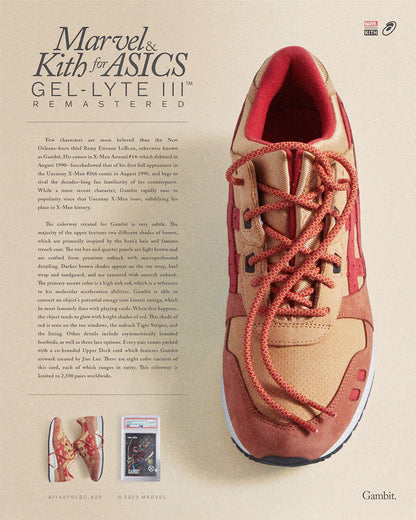 ASICS Gel-Lyte III '07 Remastered Kith Marvel X-Men Mystery Sealed Box (Trading Card Included)