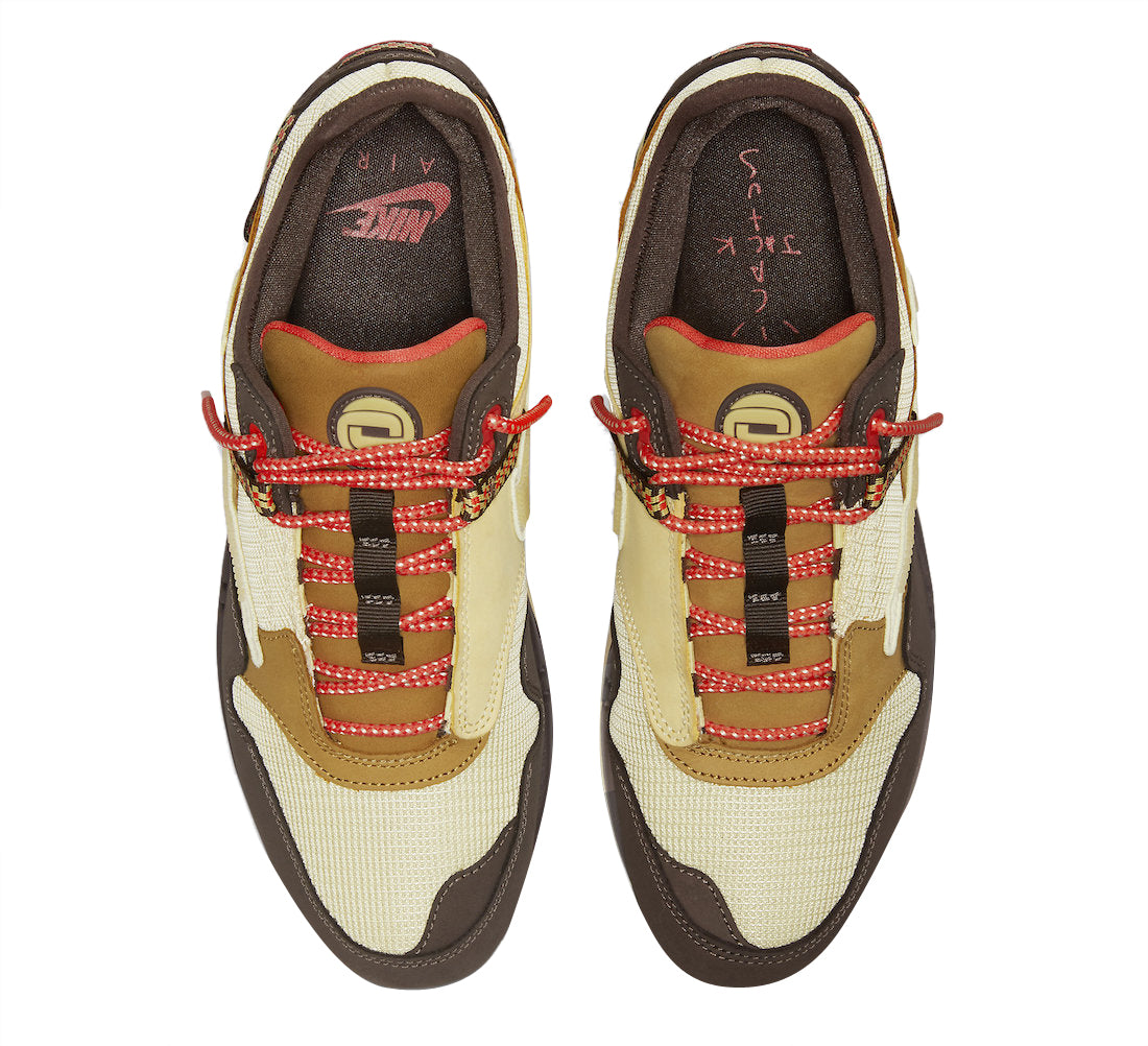 Travis Scott x Nike Air Max 1 Baroque Brown