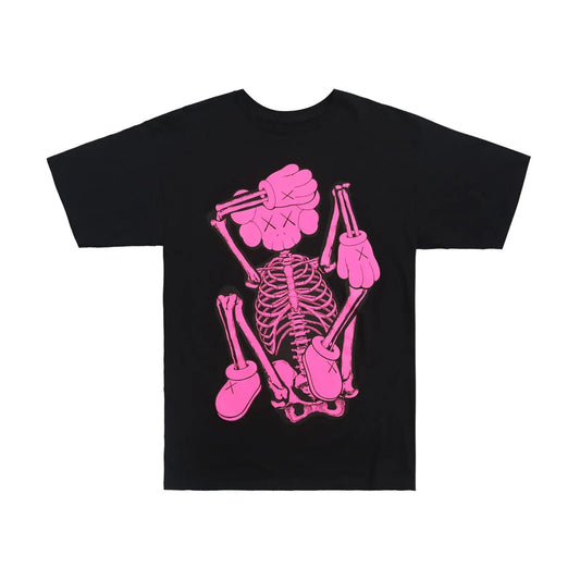 KAWS Skeleton New Fiction Bone T-Shirt 'Black'
