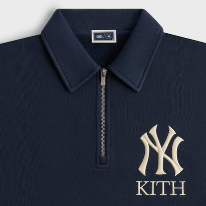 Kith x New York Yankees Quarter Zip Popover Sweatshirt