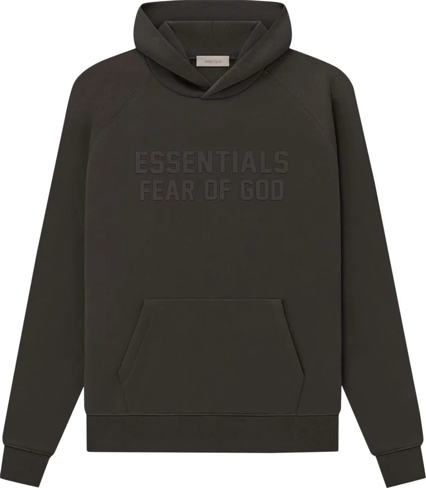 Fear of God Essentials Hoodie 'Off Black'