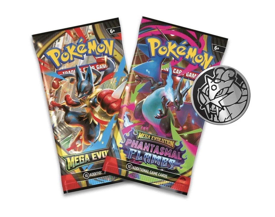 Pokemon TCG Raikou 2 Pack Blister Mega Evolution & Phantasmal Flames
