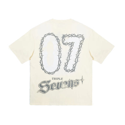 Triple Sevens NY Savior Cream Tee