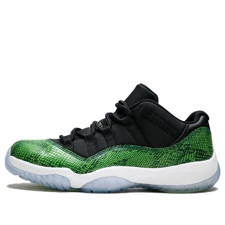 Air Jordan 11 Retro Low Green Snakeskin