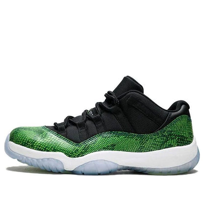 Air Jordan 11 Retro Low Green Snakeskin
