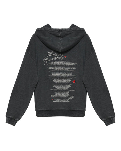 Boys Lie Yours Truly Holiday Racer Hoodie