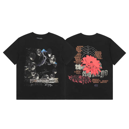 Travis Scott Utopia Echoes Circus Maximus Tee Black